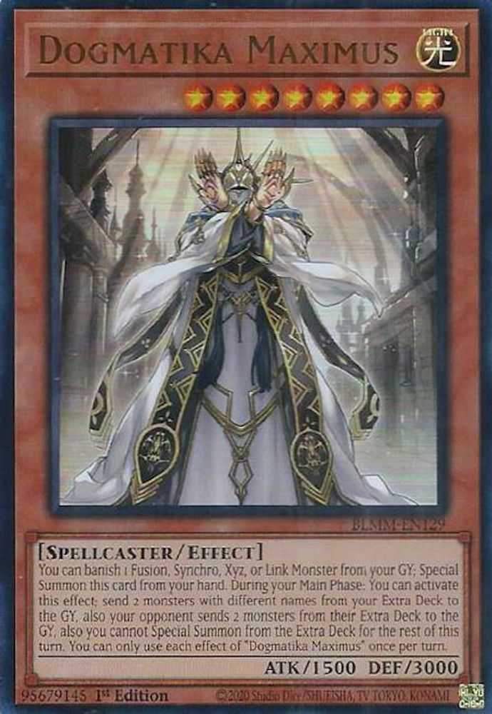 Dogmatika Maximus - (BLMM-EN129) - Ultra Rare 1st Edition