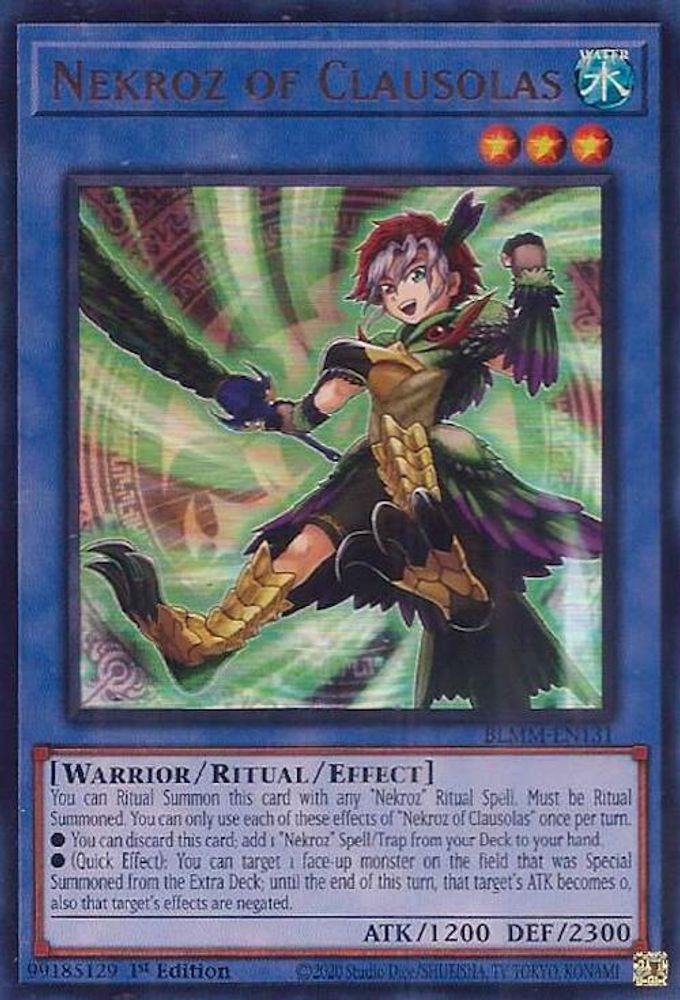 Nekroz of Clausolas - (BLMM-EN131) - Ultra Rare 1st Edition