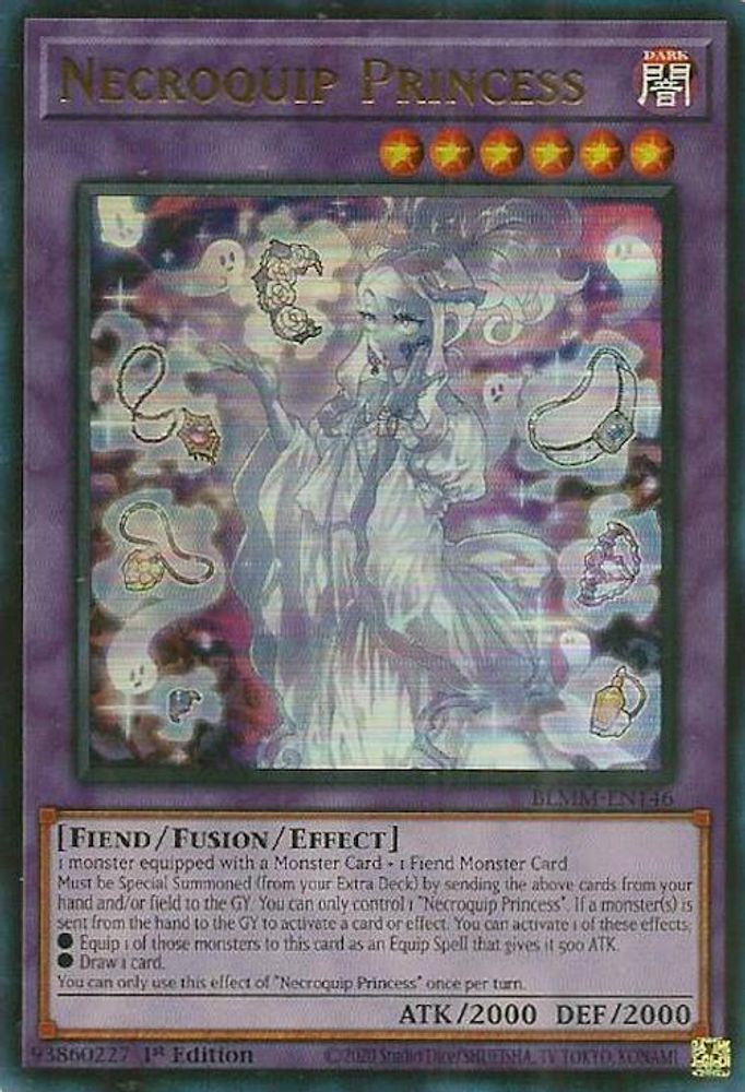 Necroquip Princess - (BLMM-EN146) - Ultra Rare 1st Edition