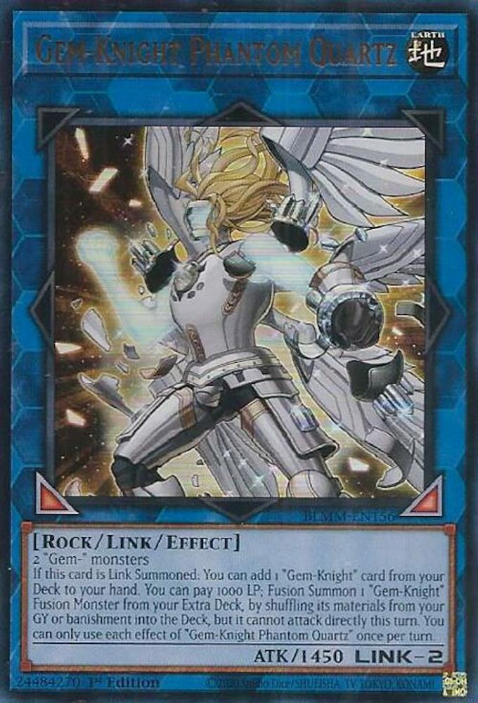 Gem-Knight Phantom Quartz - (BLMM-EN156) - Ultra Rare 1st Edition