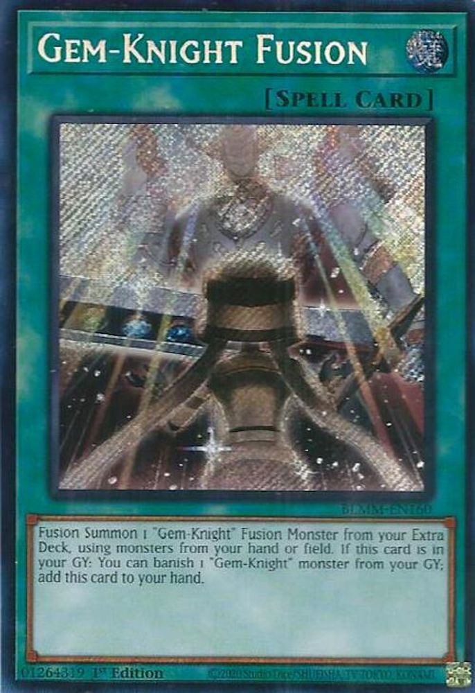 Gem-Knight Fusion - (BLMM-EN160) - Secret Rare 1st Edition