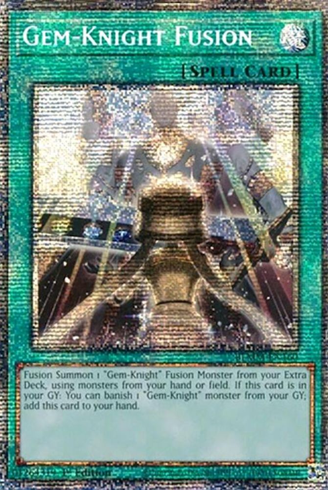[STARLIGHT RARE] Gem-Knight Fusion (Starlight Rare) - (BLMM-EN160) - 1st Edition