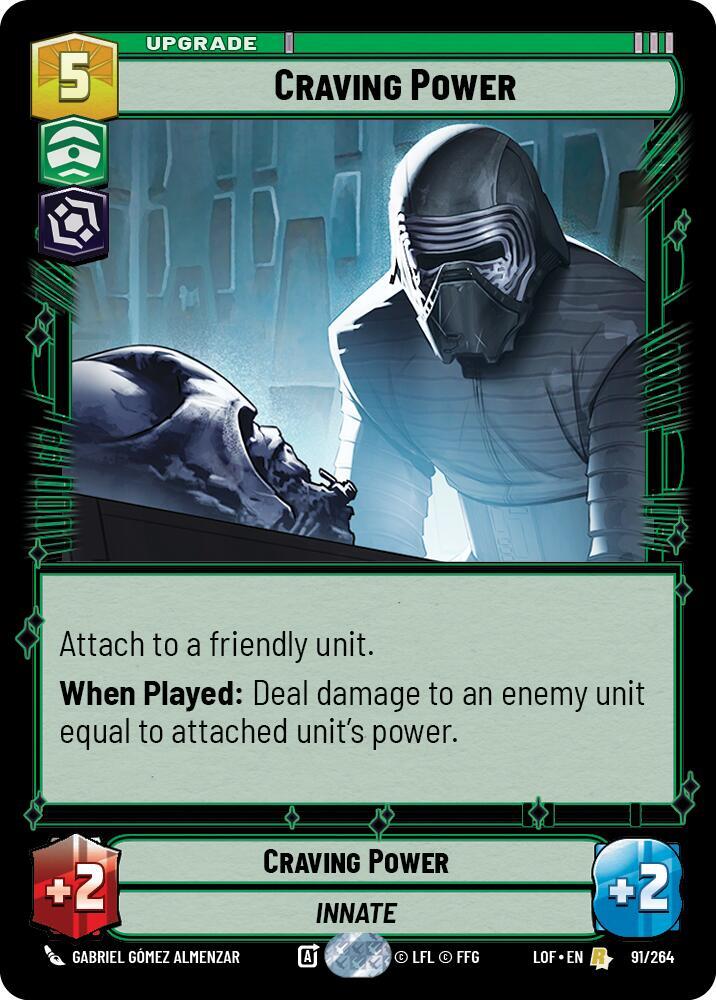FOIL Craving Power - 238/364 - Rare Legends of the Force