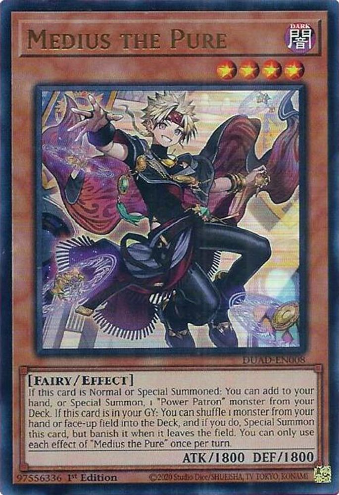 Medius the Pure - (DUAD-EN008) - Ultra Rare 1st Edition