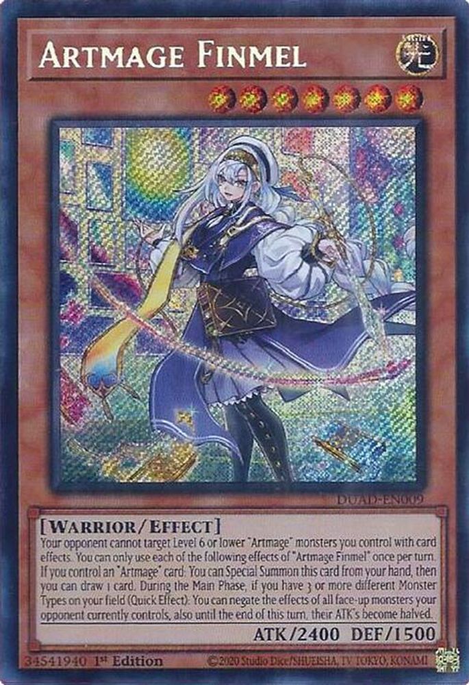 Artmage Finmel - (DUAD-EN009) - Secret Rare 1st Edition