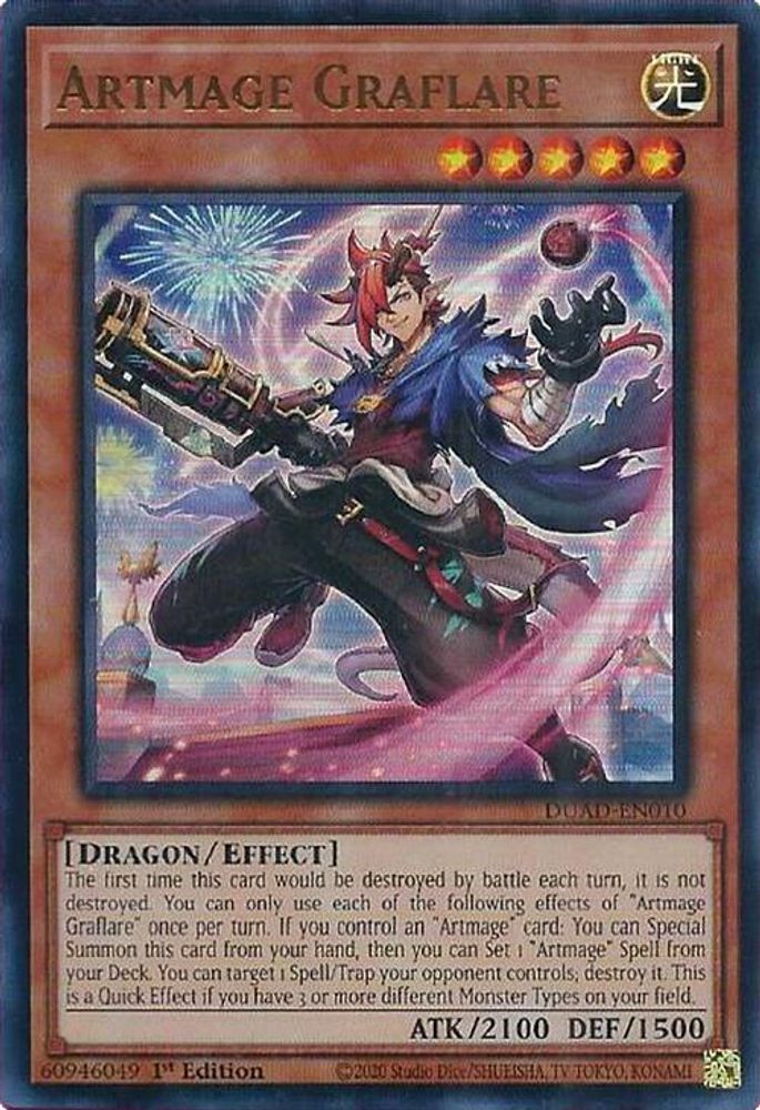 Artmage Graflare - (DUAD-EN010) - Ultra Rare 1st Edition