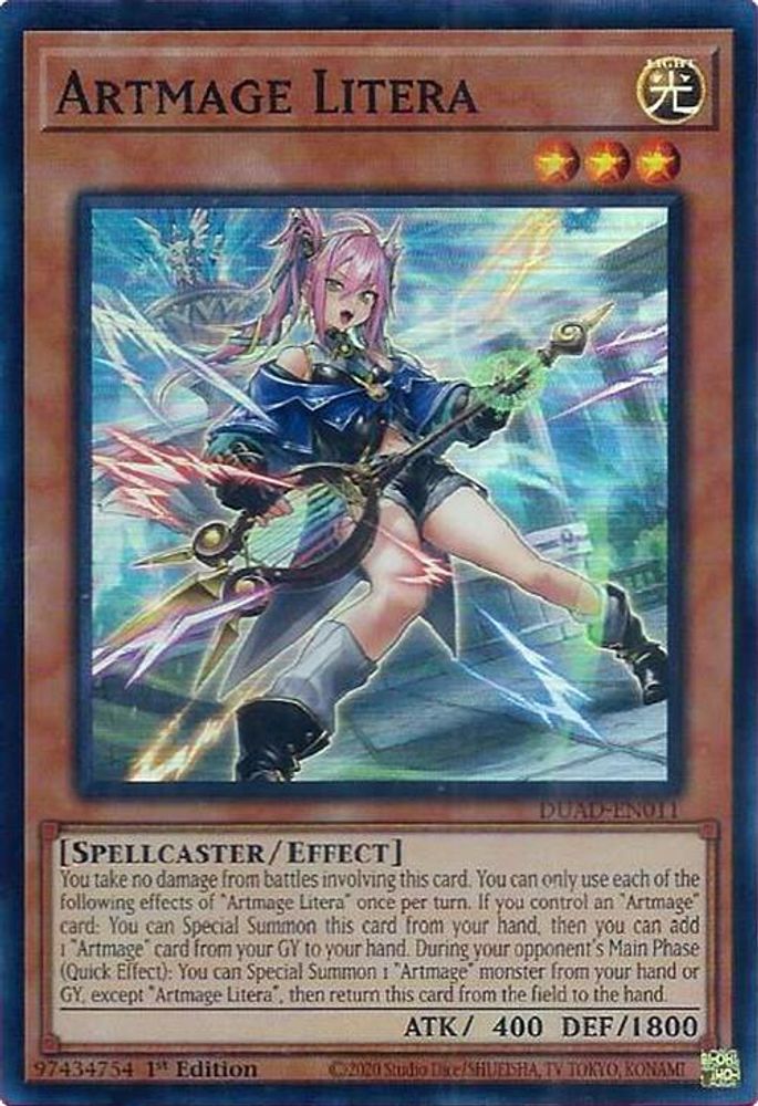 Artmage Litera - (DUAD-EN011) - Super Rare 1st Edition
