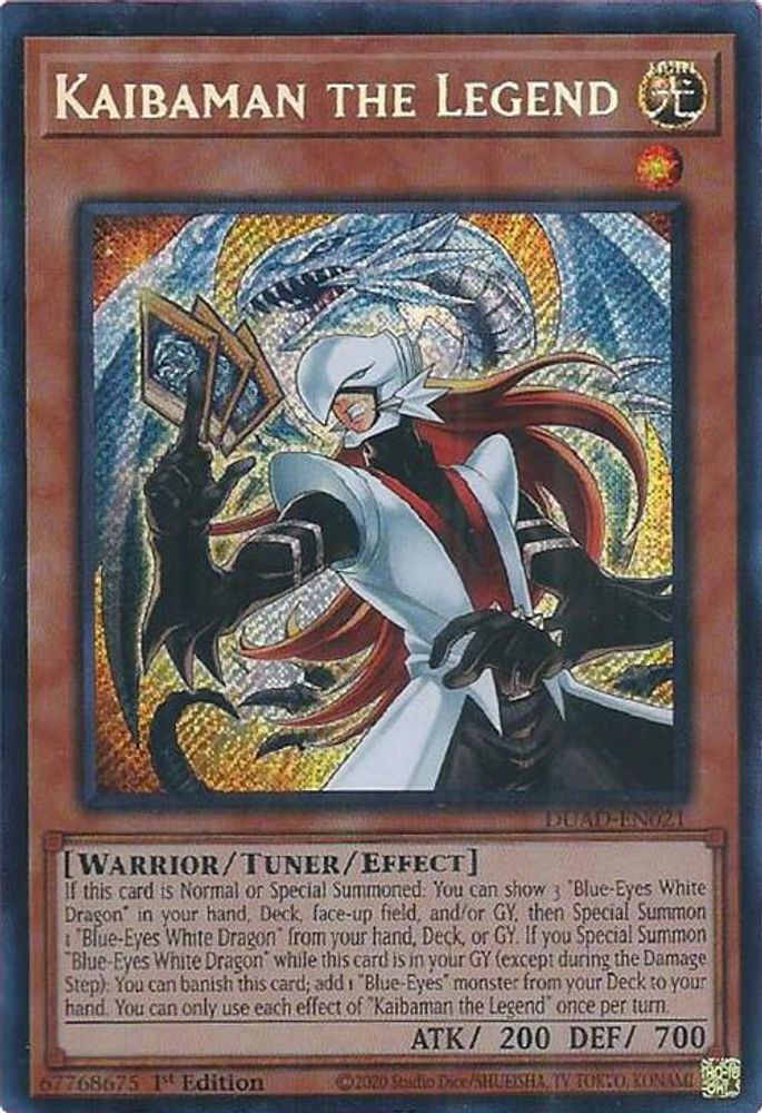 Kaibaman the Legend - (DUAD-EN021) - Secret Rare 1st Edition