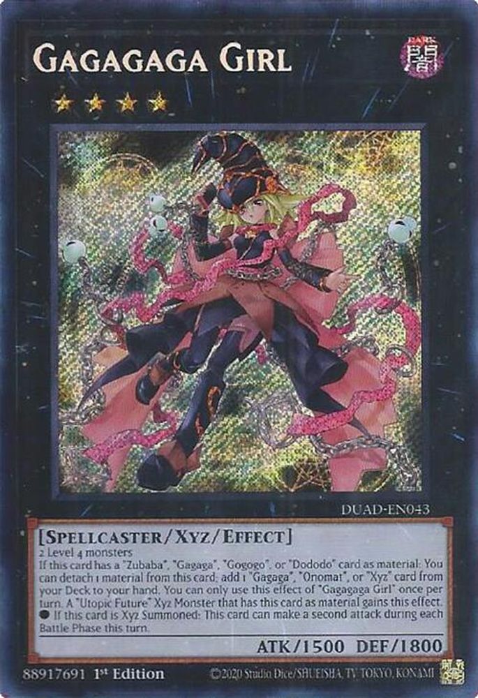 Gagagaga Girl - (DUAD-EN043) - Secret Rare 1st Edition