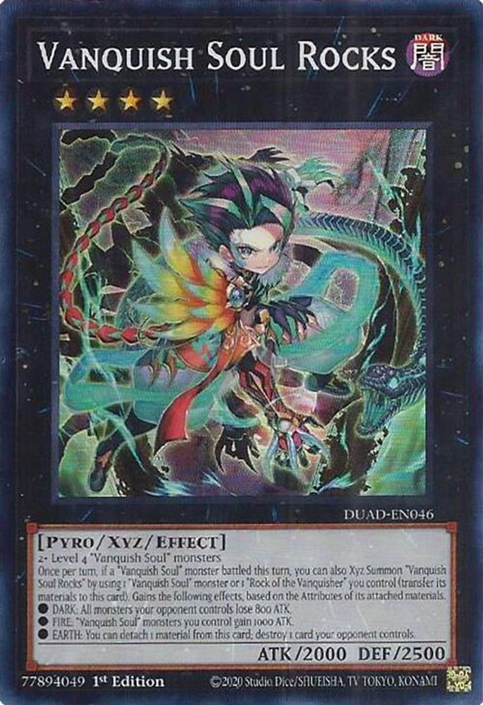 Vanquish Soul Rocks - (DUAD-EN046) - Super Rare 1st Edition