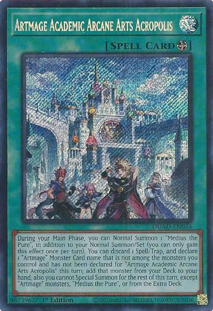 Artmage Academic Arcane Arts Acropolis - (DUAD-EN054) - Secret Rare 1st Edition