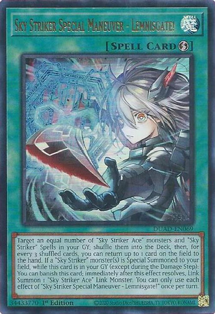 Sky Striker Special Maneuver - Lemnisgate! - (DUAD-EN069) - Ultra Rare 1st Edition