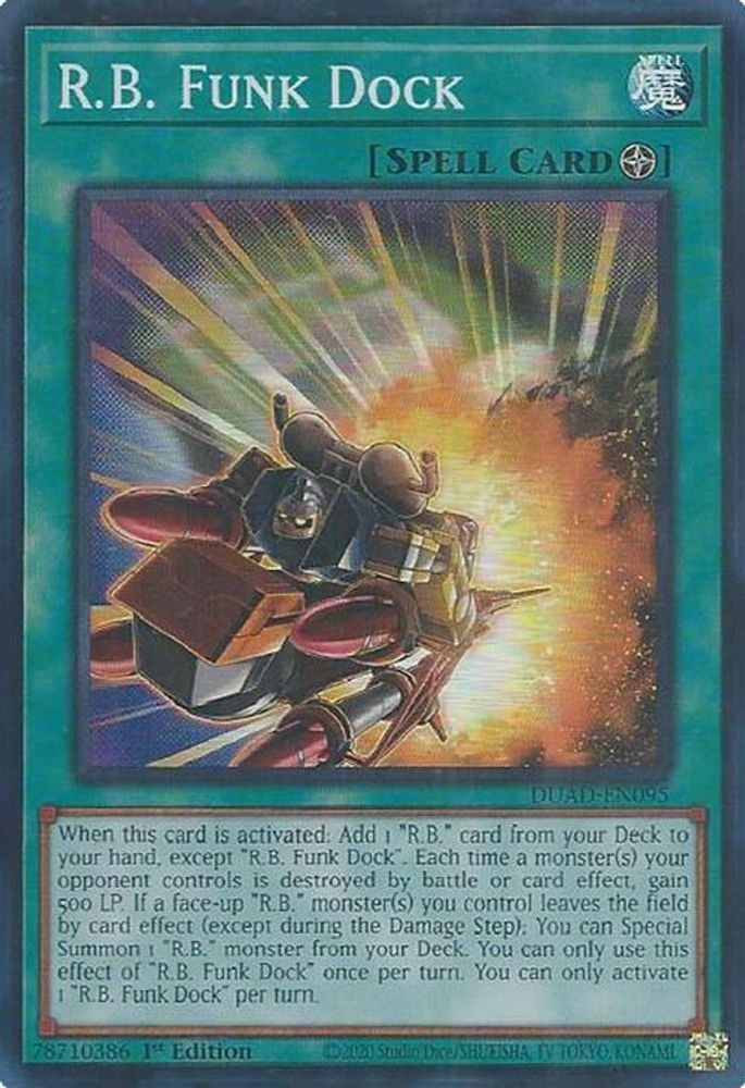 R.B. Funk Dock - (DUAD-EN095) - Super Rare 1st Edition