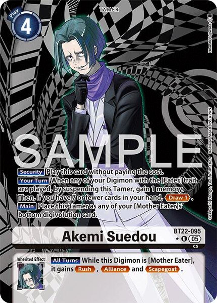 Akemi Suedou (Alternate Art) (BT22-095) U★ - Digimon Cyber Eden
