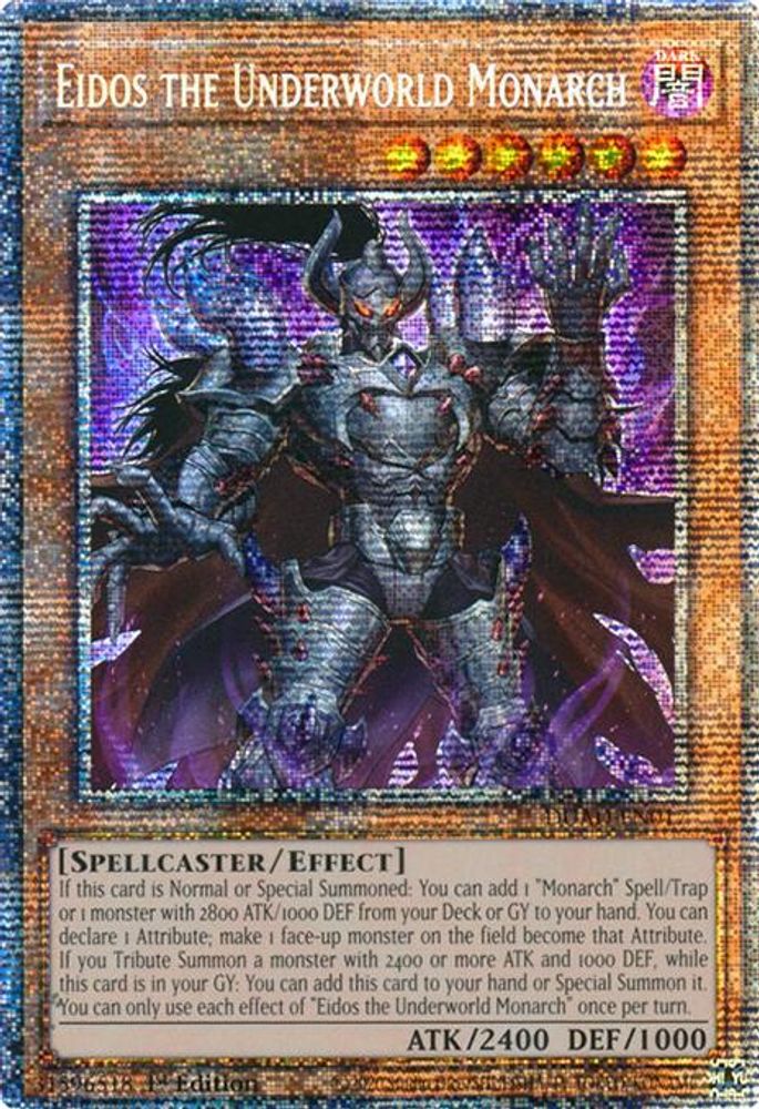 [STARLIGHT RARE] Eidos the Underworld Monarch (Starlight Rare) - (DUAD-EN017) - 1st Edition
