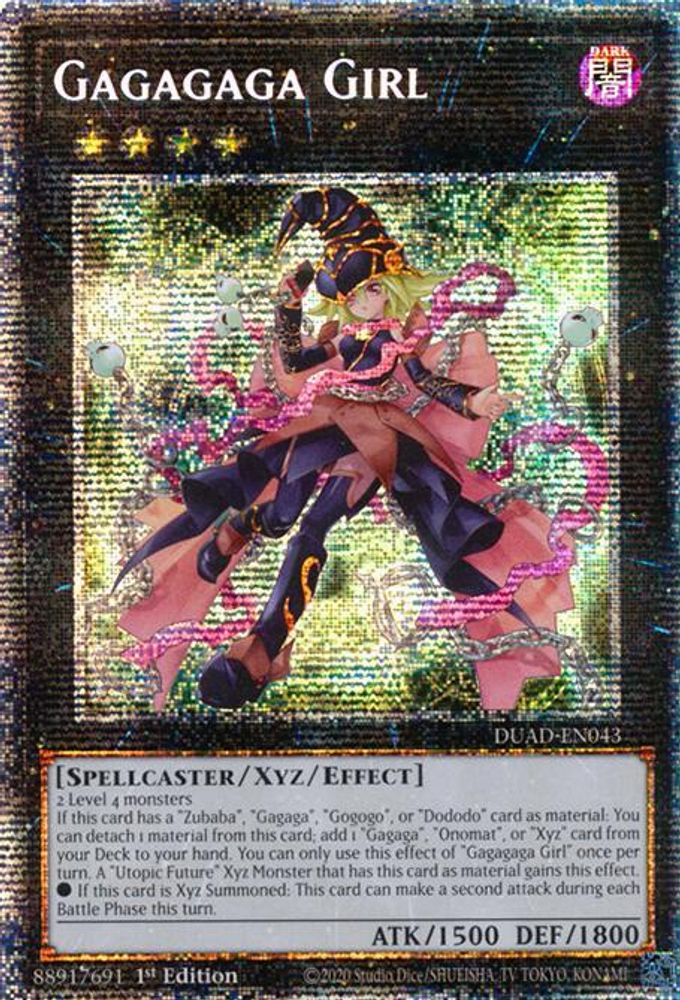 [STARLIGHT RARE] Gagagaga Girl (Starlight Rare) - (DUAD-EN043) - 1st Edition