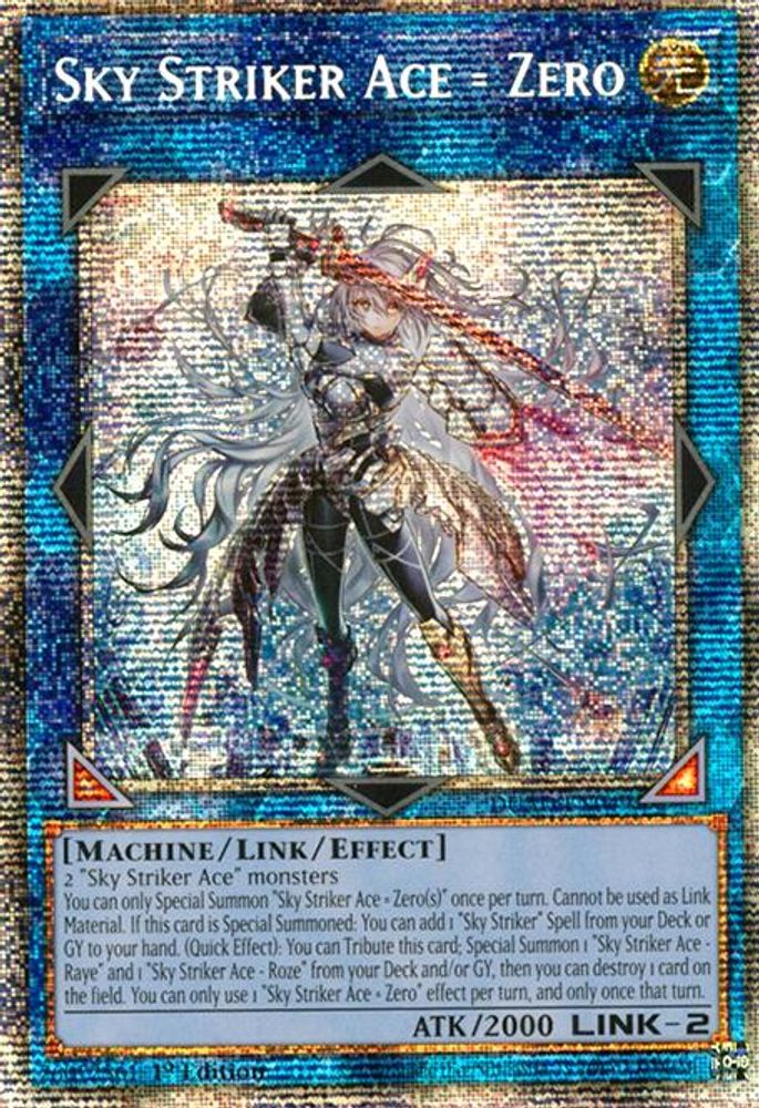 [STARLIGHT RARE] Sky Striker Ace = Zero (Starlight Rare) - (DUAD-EN049) - 1st Edition