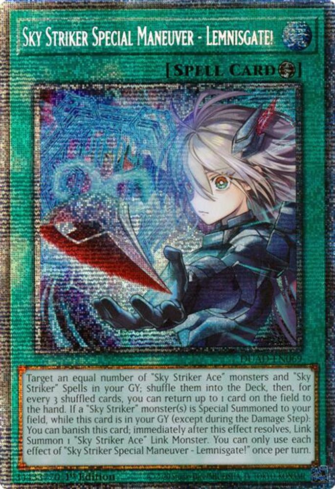 [STARLIGHT RARE] Sky Striker Special Maneuver - Lemnisgate! (Starlight Rare) - (DUAD-EN069) - 1st Edition