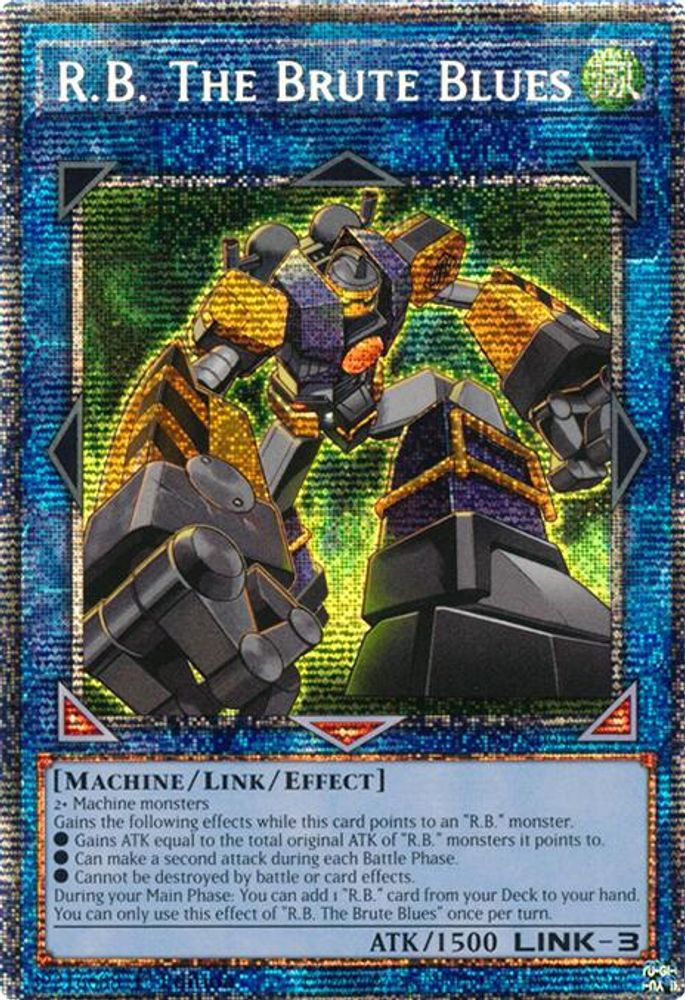 [STARLIGHT RARE] R.B. The Brute Blues (Starlight Rare) - (DUAD-EN094) - 1st Edition