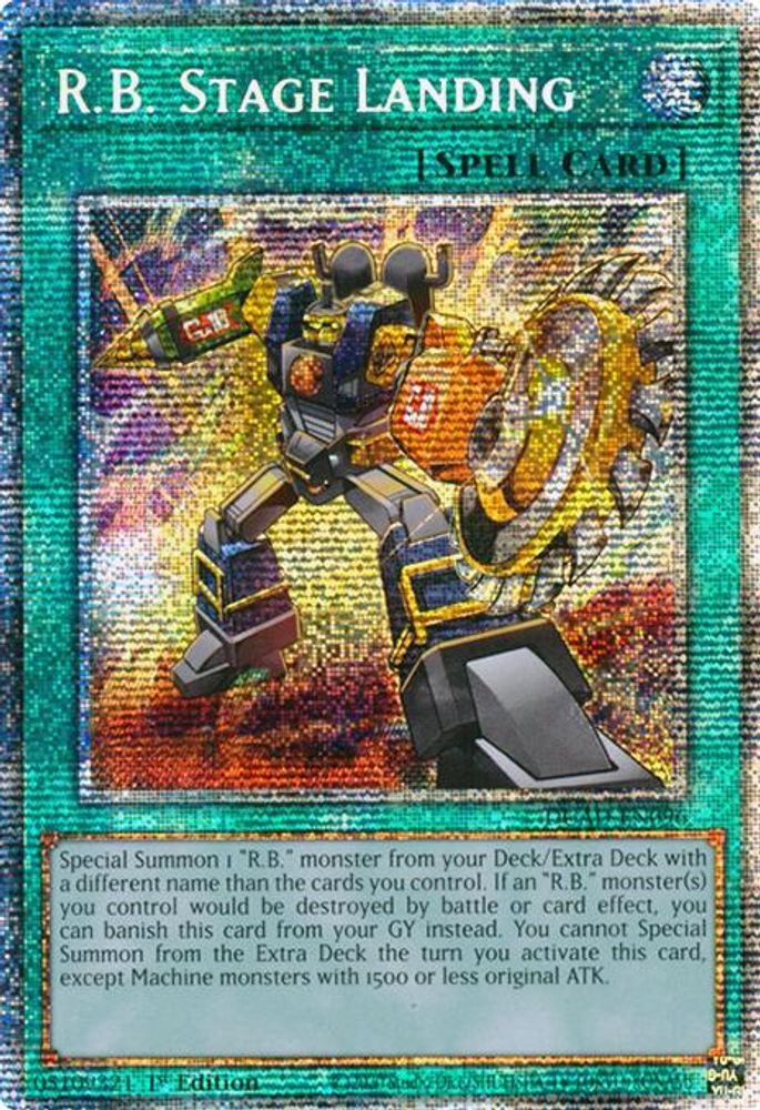 [STARLIGHT RARE] R.B. Stage Landing (Starlight Rare) - (DUAD-EN096) - 1st Edition
