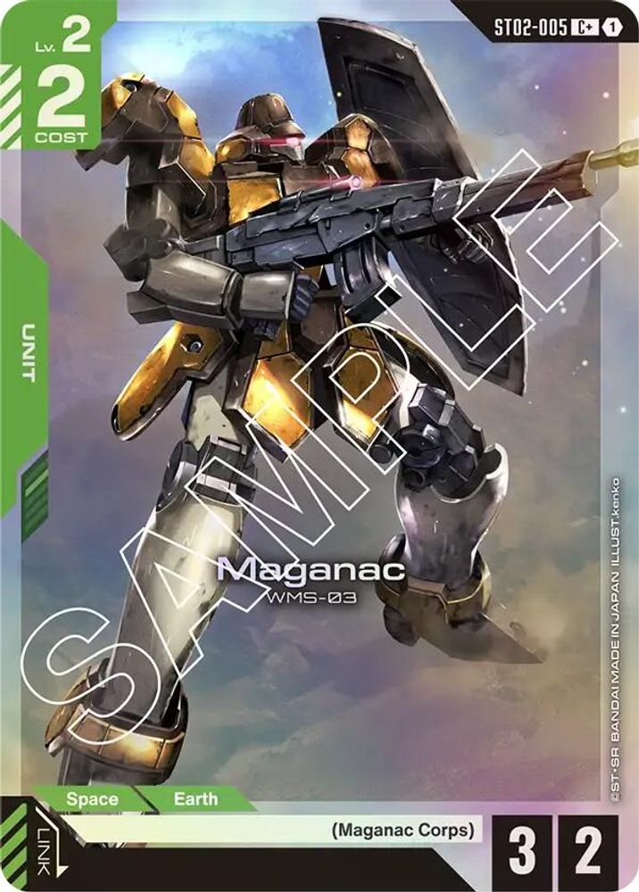 [ALTERNATE ART] Maganac (C+) (ST02-005) - Gundam Starter Deck 02 Wings of Advance