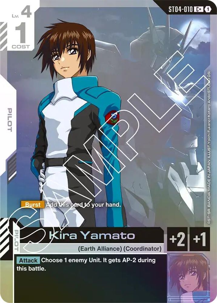 [ALTERNATE ART] Kira Yamato (C+) (ST04-010) - Gundam Starter Deck 04 SEED Strike