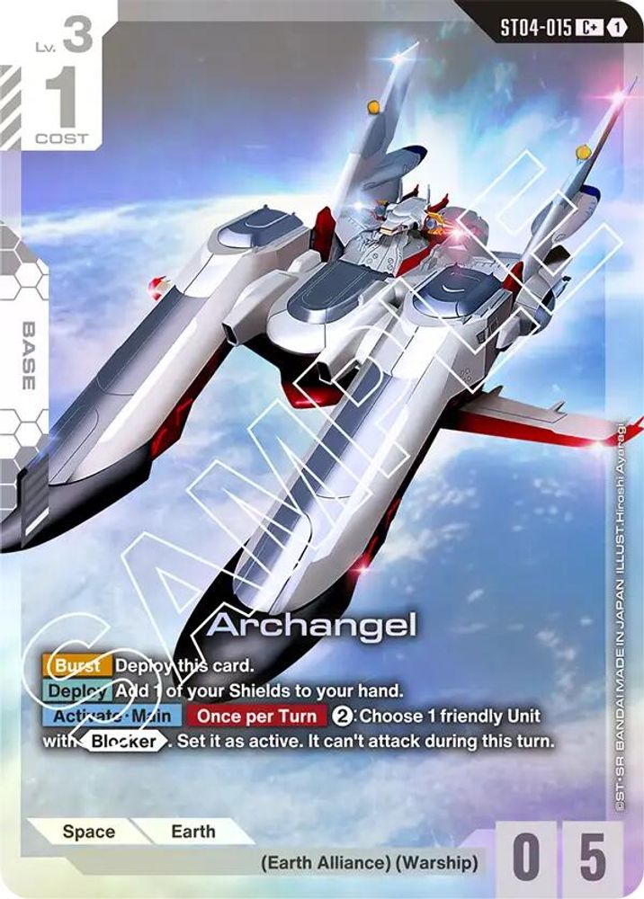 [ALTERNATE ART] Archangel (C+) (ST04-015) - Gundam Starter Deck 04 SEED Strike