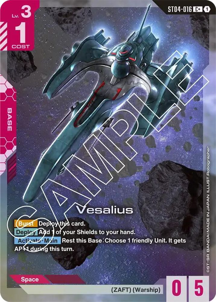 [ALTERNATE ART] Vesalius (C+) (ST04-016) - Gundam Starter Deck 04 SEED Strike