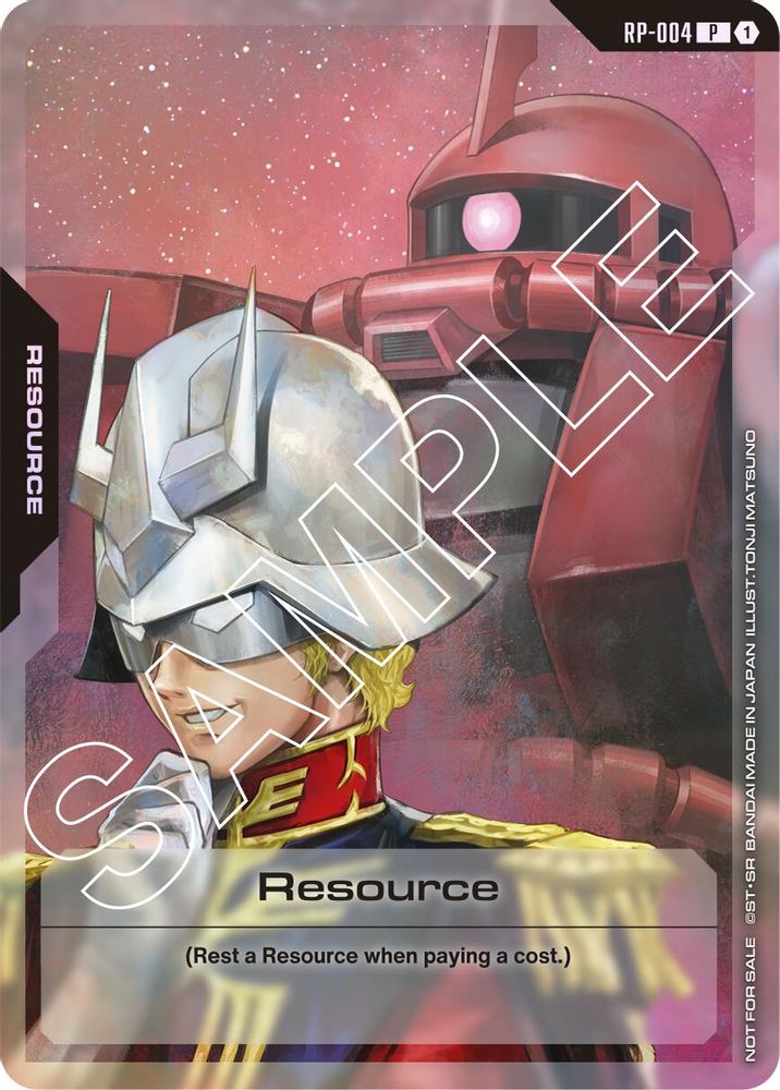 Resource (RP-004) (Mobile Suit Gundam) (RP-004) - Gundam Promotional Resource Tokens
