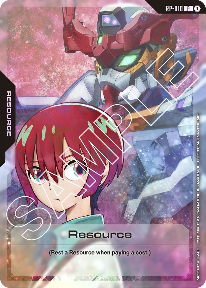 Resource (RP-010) (Mobile Suit Gundam GQuuuuuuX) (RP-010) - Gundam Promotional Resource Tokens