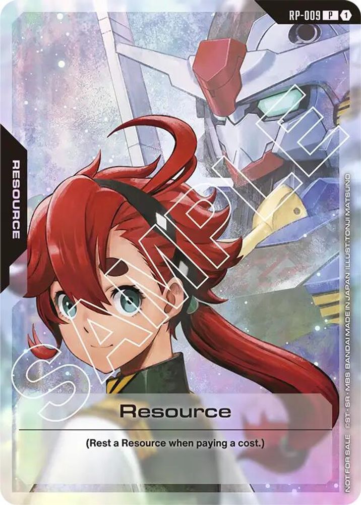 Resource (RP-009) (Mobile Suit Gundam: the Witch from Mercury) (RP-009) - Gundam Promotional Resource Tokens