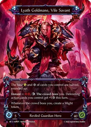 [Cold Foil] Lyath Goldmane, Vile Savant (Marvel) (#SUP071) - Marvel - FAB Super Slam