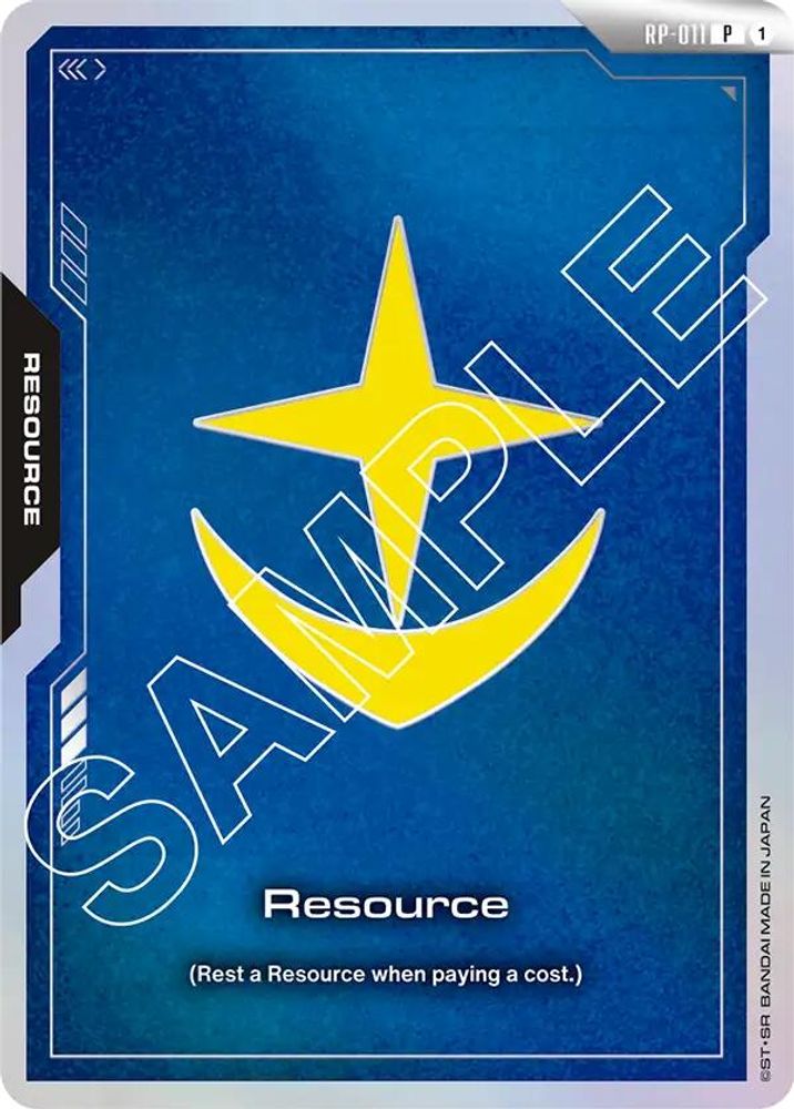 Resource (RP-011) (Earth Federation Force) (RP-011) - Gundam Promotional Resource Tokens
