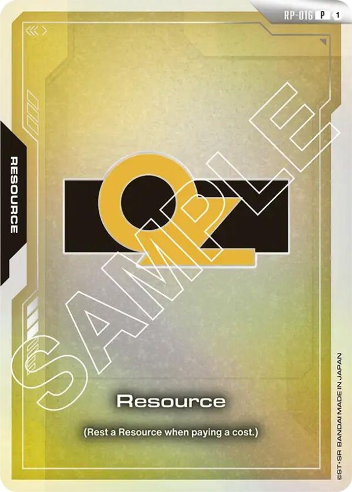 Resource (RP-016) (OZ) (RP-016) - Gundam Promotional Resource Tokens