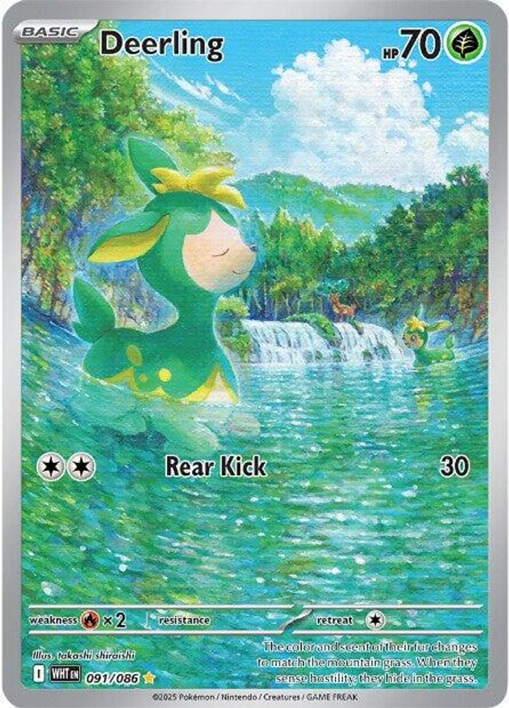 Deerling - [  091/086 ] - Illustration Rare - Pokemon SV White Flare
