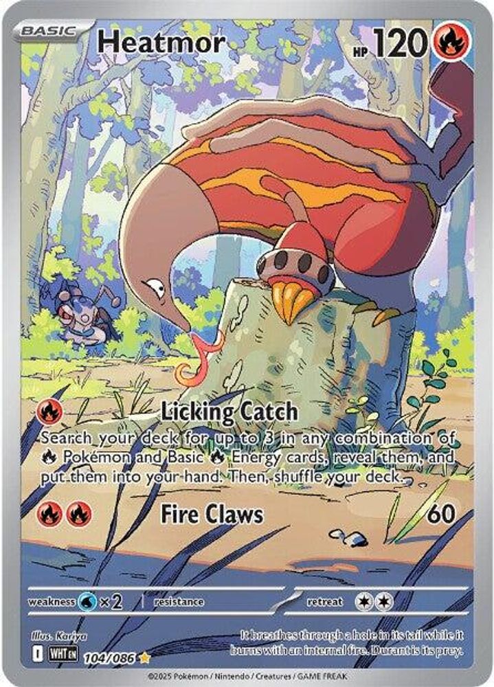 Heatmor - [  104/086 ] - Illustration Rare - Pokemon SV White Flare