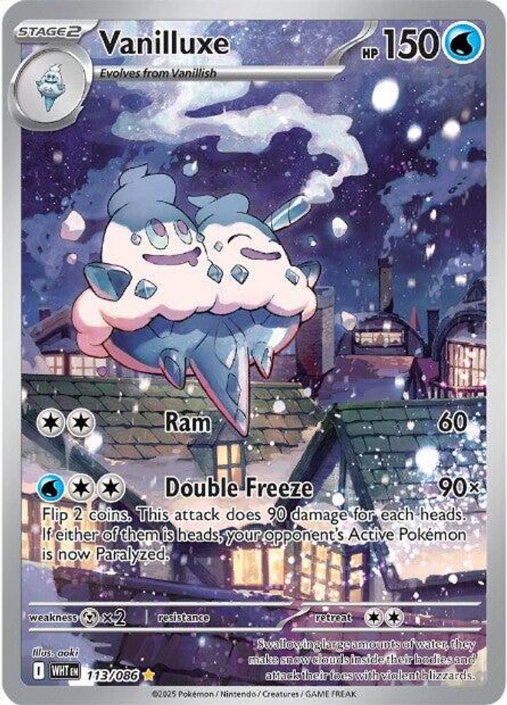 Vanilluxe - [  113/086 ] - Illustration Rare - Pokemon SV White Flare