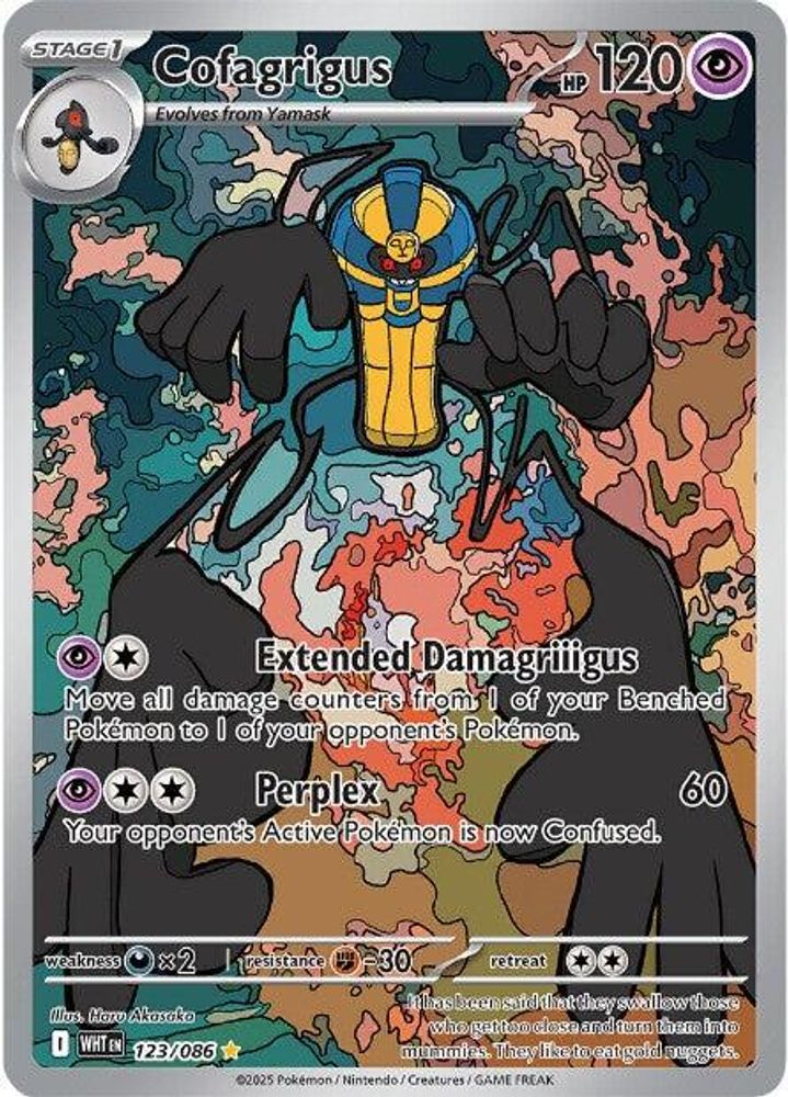 Cofagrigus - [  123/086 ] - Illustration Rare - Pokemon SV White Flare