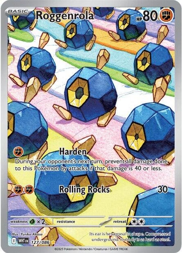 Roggenrola - [  127/086 ] - Illustration Rare - Pokemon SV White Flare