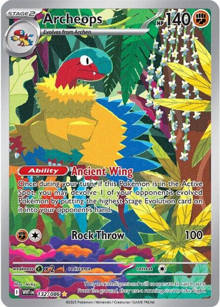 Archeops - [  132/086 ] - Illustration Rare - Pokemon SV White Flare