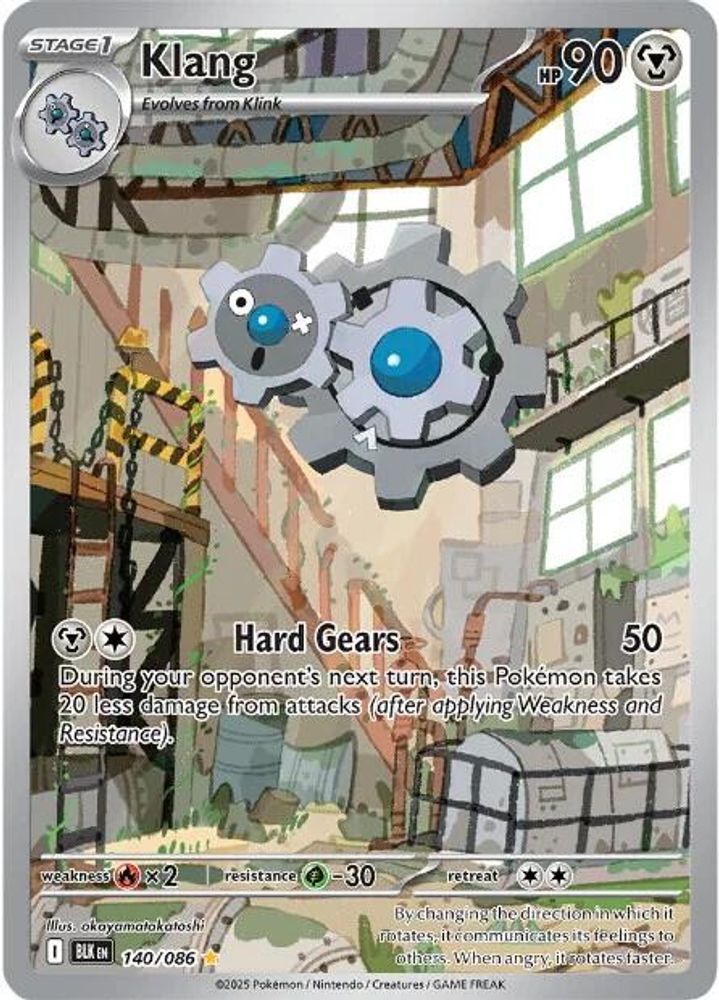Klang - [  140/086 ] - Illustration Rare - Pokemon SV Black Bolt