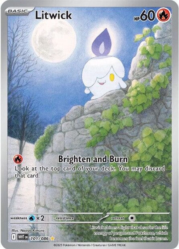 Litwick - [  101/086 ] - Illustration Rare - Pokemon SV White Flare