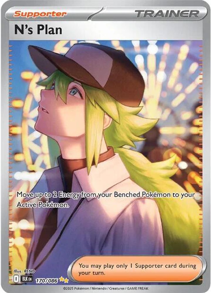 N's Plan - [  170/086 ] - Special Illustration Rare - Pokemon SV Black Bolt