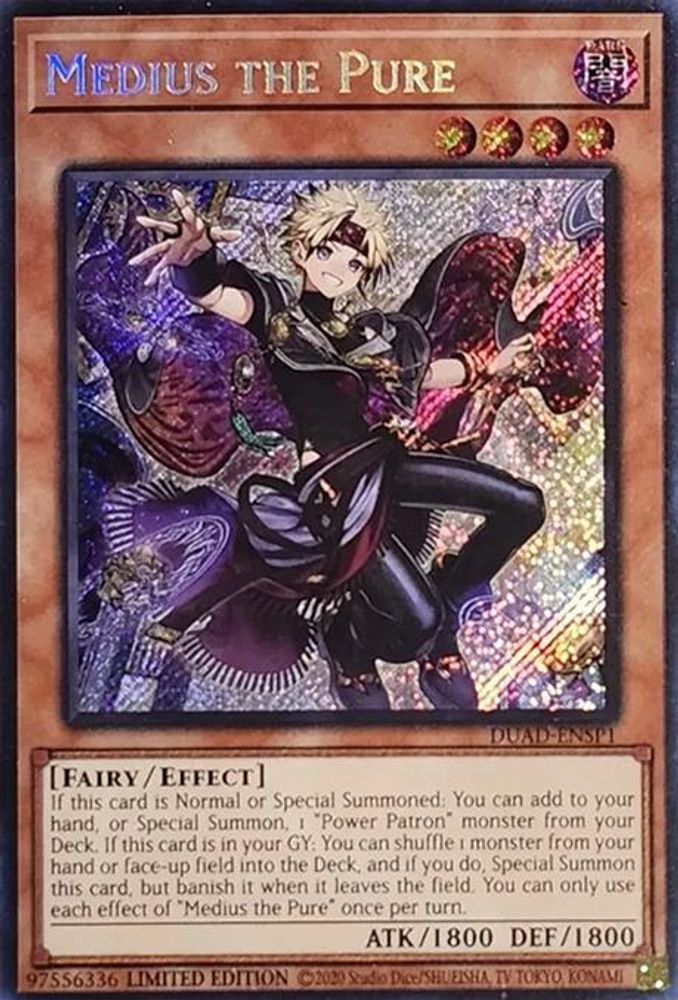 Medius the Pure (DUAD-ENSP1) - (DUAD-ENSP1) - Secret Rare Limited