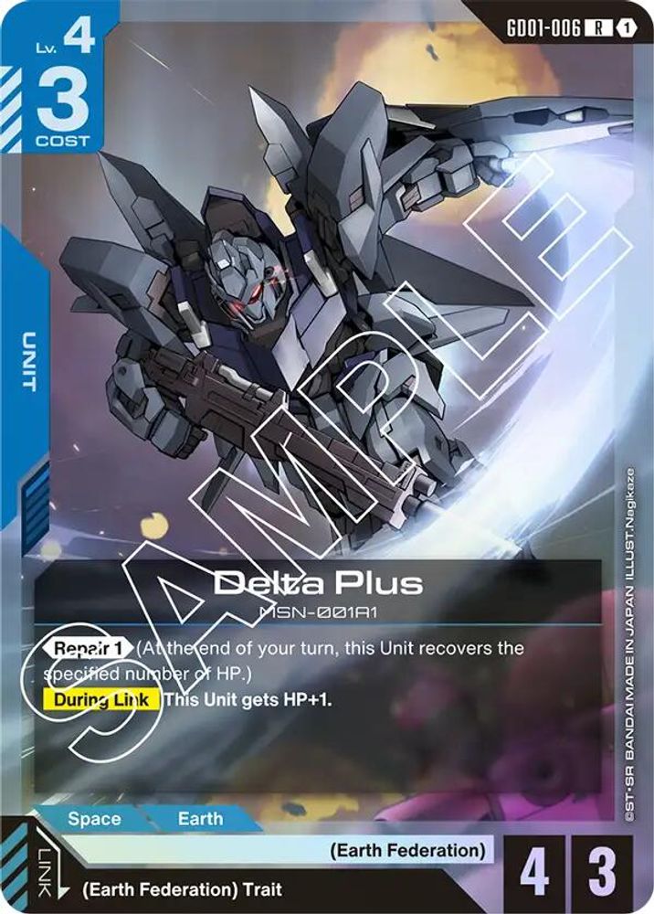 Delta Plus (GD01-006) [ R ] - Gundam Newtype Rising