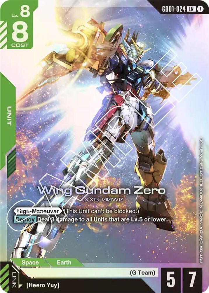 Wing Gundam Zero (GD01-024) [LR] - Gundam Newtype Rising