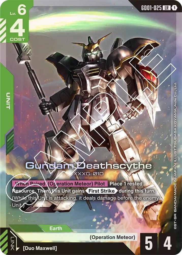Gundam Deathscythe (GD01-025) (GD01-025) [LR] - Gundam Newtype Rising