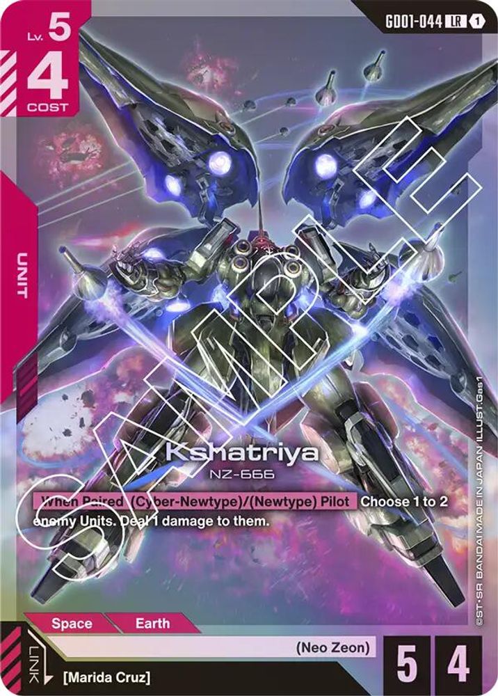 Kshatriya (GD01-044) (GD01-044) [LR] - Gundam Newtype Rising