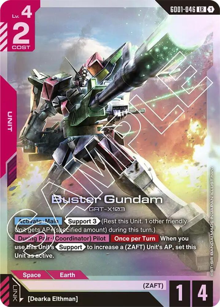 Buster Gundam (GD01-046) [LR] - Gundam Newtype Rising