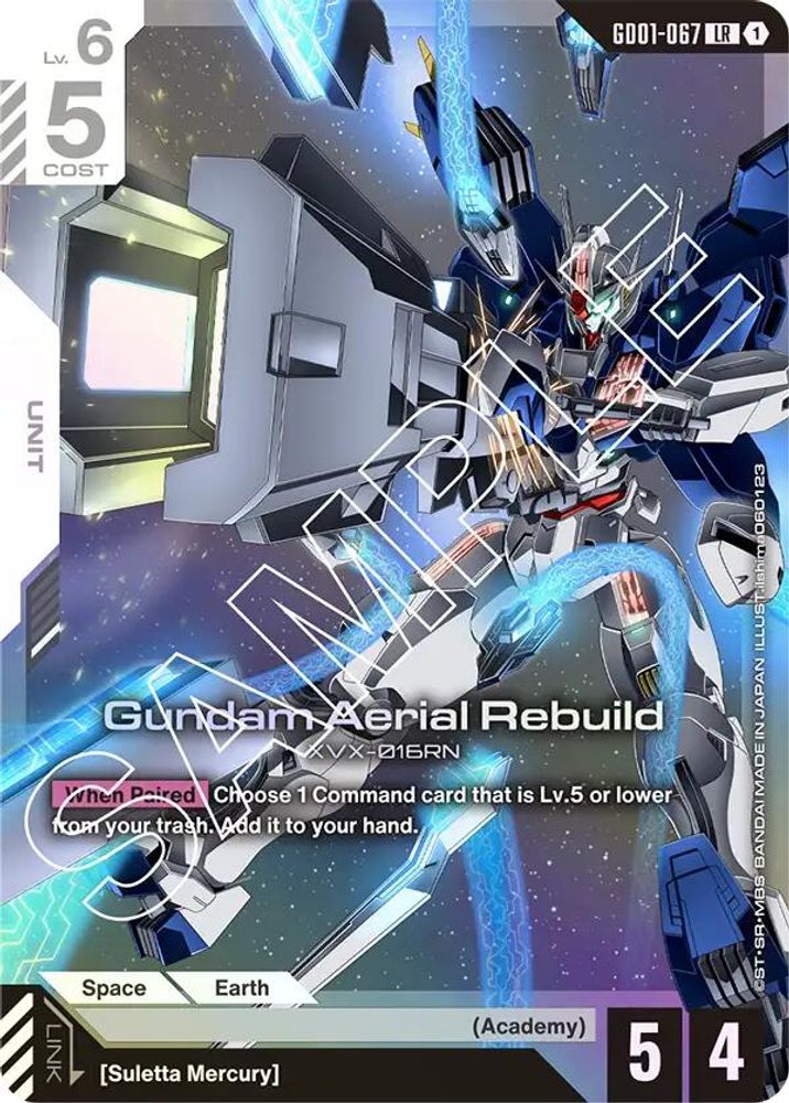 Gundam Aerial Rebuild (GD01-067) [LR] - Gundam Newtype Rising
